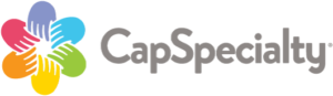 Cap Specialty logo with colored hands in a circle