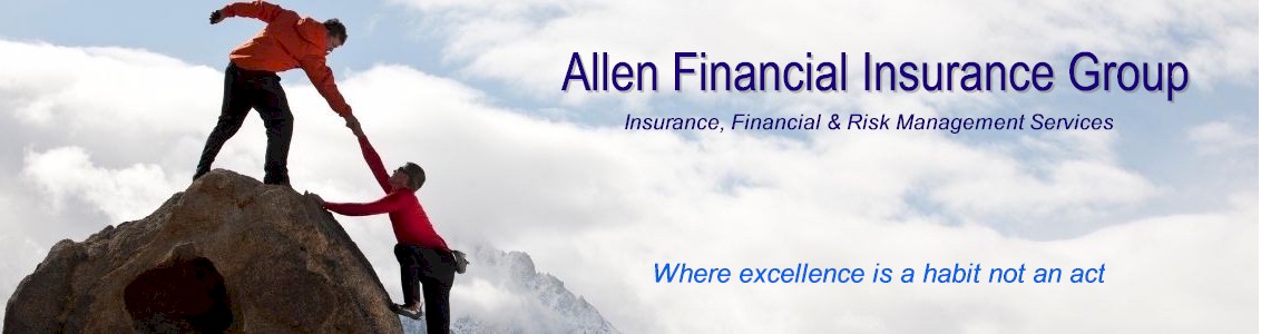 AFIG Insurance Group climber helping-banner no logo Allen Financial Insurance Group banner